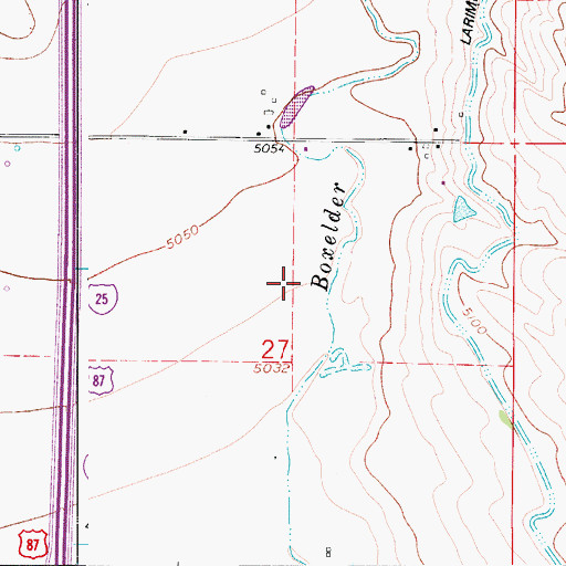 Topographic Map of Yankee Field, CO
