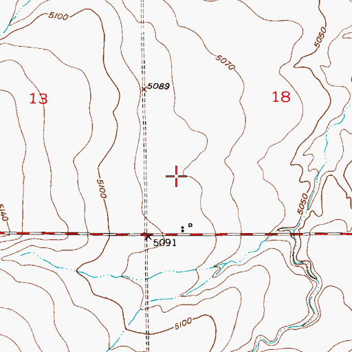 Topographic Map of Flying E Airport, CO