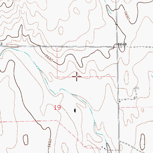Topographic Map of Terra Firma Airport, CO