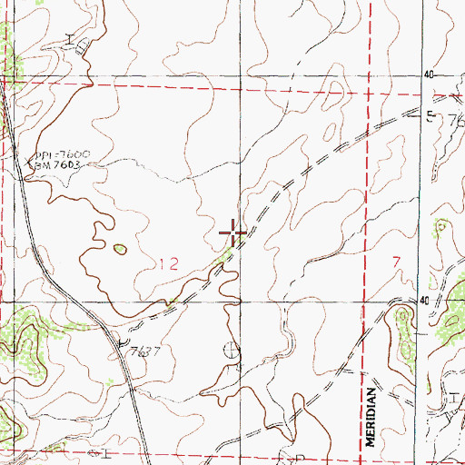 Topographic Map of Jicarilla Apache Nation Airport, NM