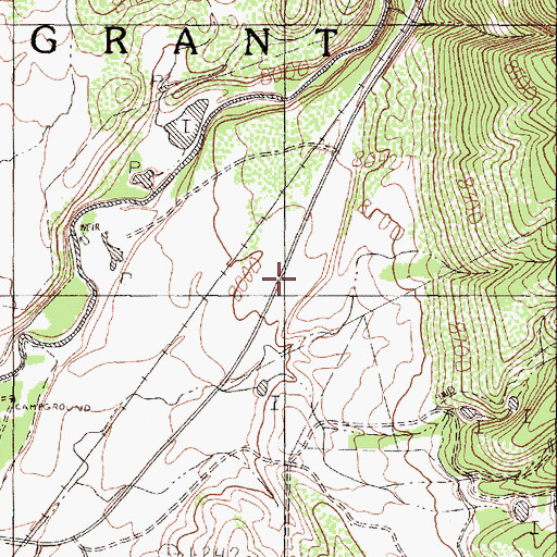 Topographic Map of Eastside Airport, NM