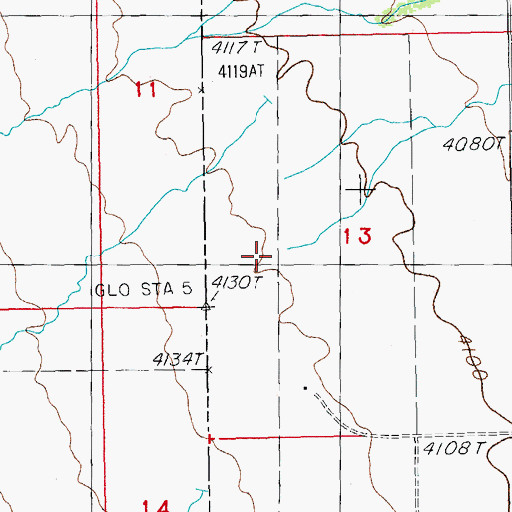 Topographic Map of Rodeo Airport, NM