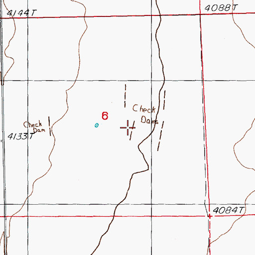 Topographic Map of Amigos Del Cielo Airport, NM