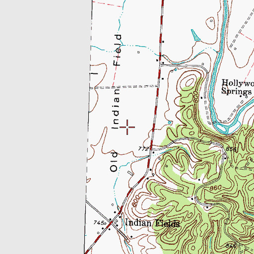 Topographic Map of Hisle Field, KY