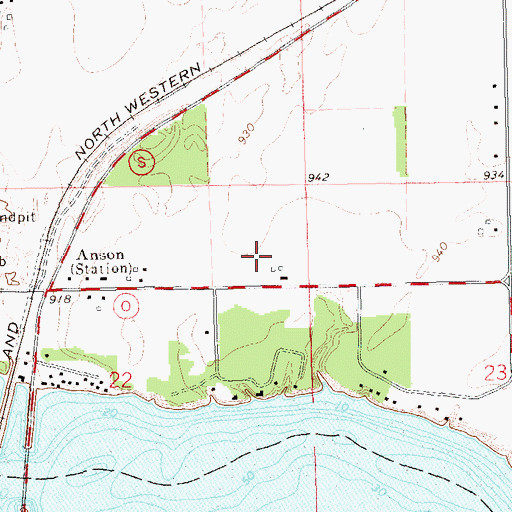 Topographic Map of T-Bo Field, WI