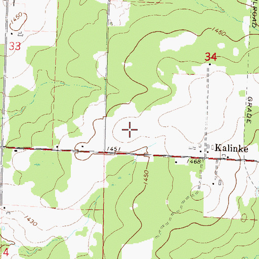 Topographic Map of Knight Sky Airport, WI