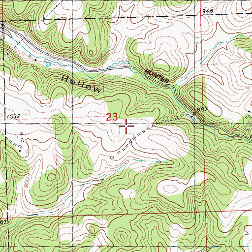 Topographic Map of Southwind Airport, WI