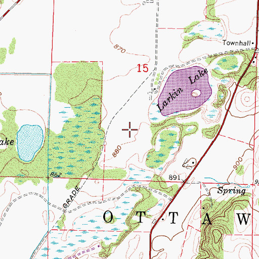 Topographic Map of Heitman Field, WI