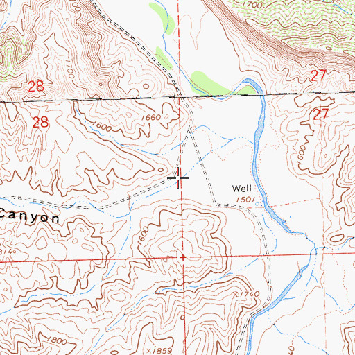 Topographic Map of La Panza Canyon, CA