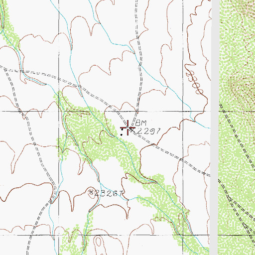 Topographic Map of Itak, AZ