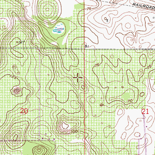 Topographic Map of Admirals Cove Golf Village, FL