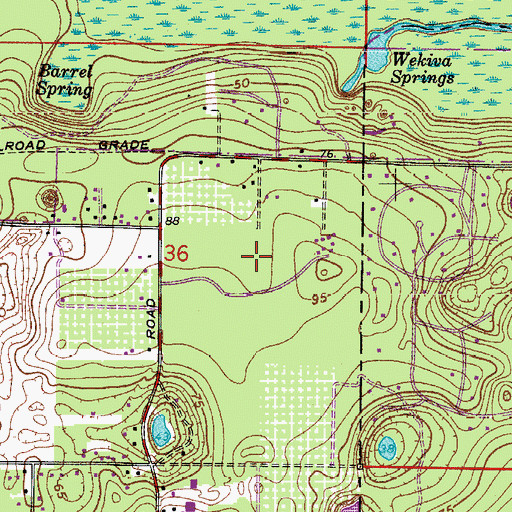 Topographic Map of Alaqua Country Club, FL