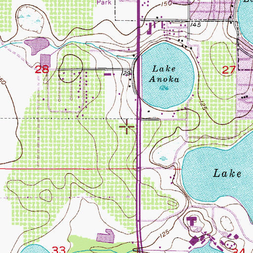 Topographic Map of Episcopal Church of the Redeemer, FL