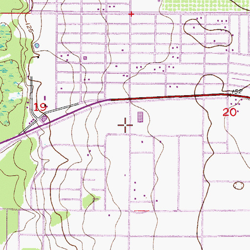Topographic Map of Pentecostal Holiness Church, FL