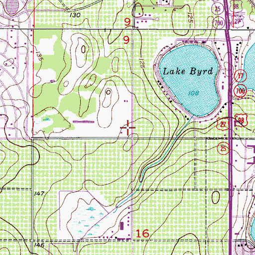 Topographic Map of Seventh Day Adventist Spanish Church, FL