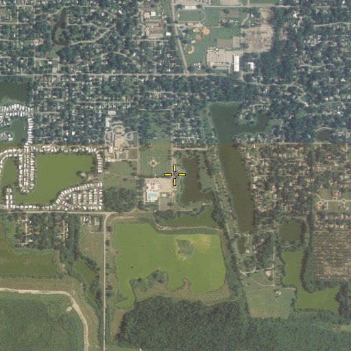Aerial/Satellite Image of Bartow Public Library, FL