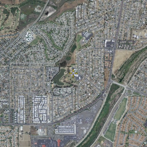 Aerial/Satellite Image of Libby Elementary School, CA