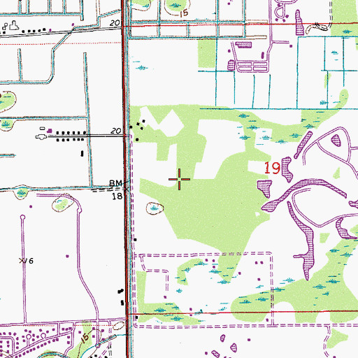 Topographic Map of West Boca Medical Center Heliport, FL