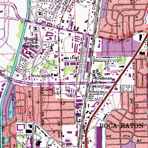 Topographic Map of International Museum of Cartoon Art, FL
