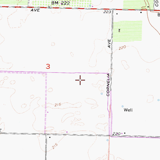 Topographic Map of Liberty Millrace Canal, CA
