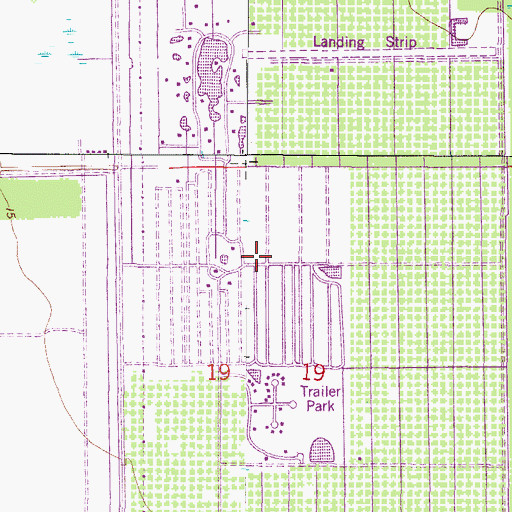 Topographic Map of Citrus Park Mobile Home Village, FL