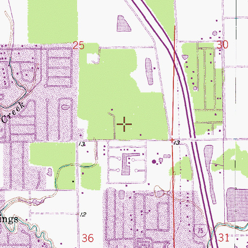 Topographic Map of Anchor Christian Church, FL