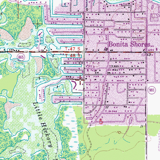 Topographic Map of Word of Life Community Church, FL