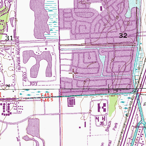 Topographic Map of Gheha Recreation Hall, FL