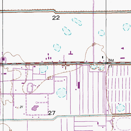 Topographic Map of Jog Road Post Office, FL