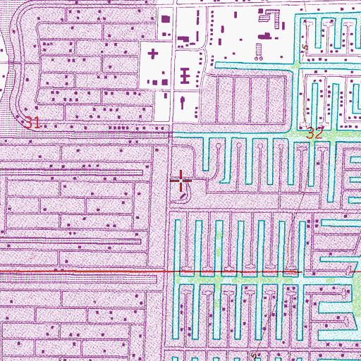 Topographic Map of Lutheran Church of Christ, FL