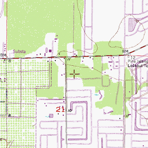 Topographic Map of The Church of Jesus Christ of Latter Day Saints, FL