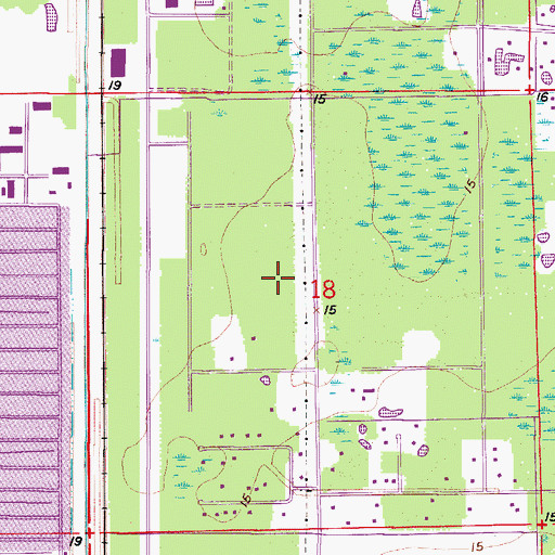 Topographic Map of Celebration Family Church, FL