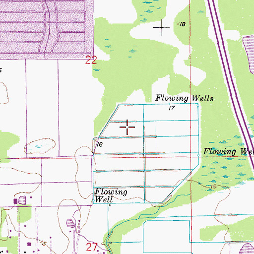 Topographic Map of Lamb of God Church, FL