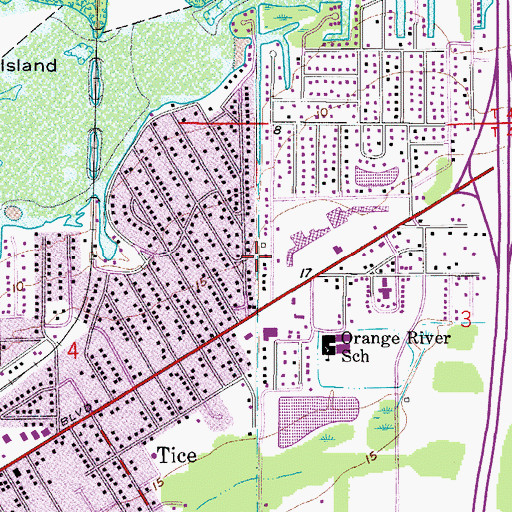 Topographic Map of Lighthouse Baptist Church, FL