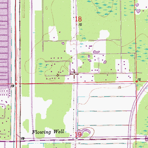 Topographic Map of Safe Harbor Community Church, FL
