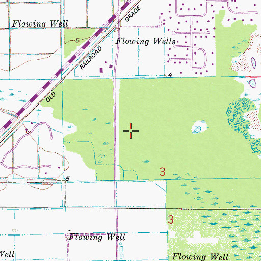 Topographic Map of Temple Beth El, FL