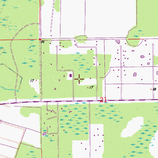 Topographic Map of Unitarian Universalist Church of Fort Myers, FL