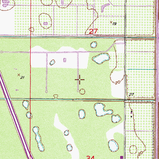Topographic Map of Florida Club at Martin County, FL