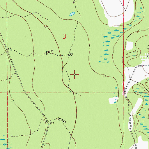 Topographic Map of Gleneagles Country Club, FL