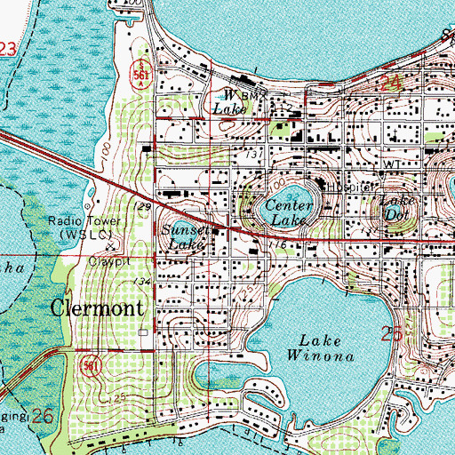 Topographic Map of Heart House Community Church, FL