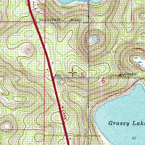 Topographic Map of Kingdom Hall of Jehovahs Witnesses, FL