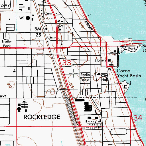 Topographic Map of Bethel Seventh Day Adventist Church, FL