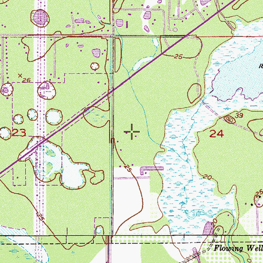 Topographic Map of Seventh Day Adventist Church of Cocoa, FL