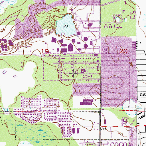 Topographic Map of The Church of Jesus Christ of Latter Day Saints, FL