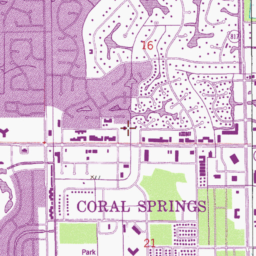 Topographic Map of Ismaili Cultural Center, FL