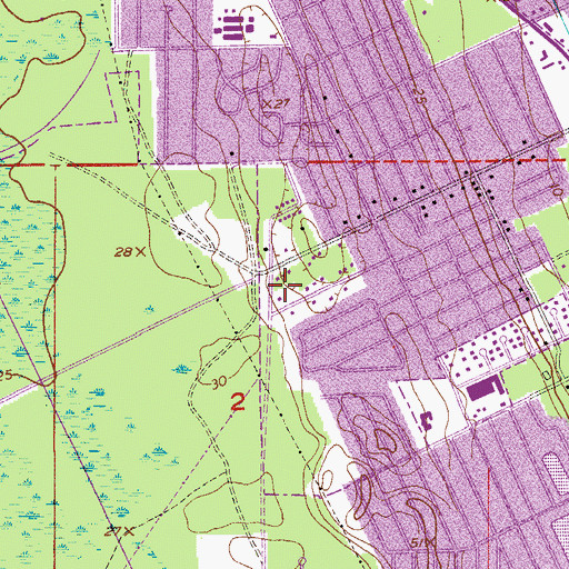Topographic Map of House of Prayer for Everyone Christian Church, FL