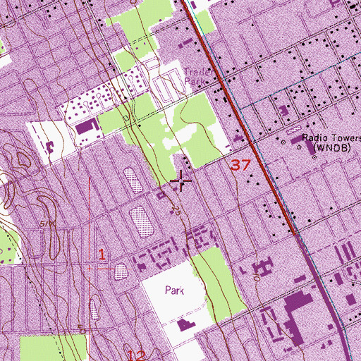 Topographic Map of The Church of Jesus Christ of Latter Day Saints, FL