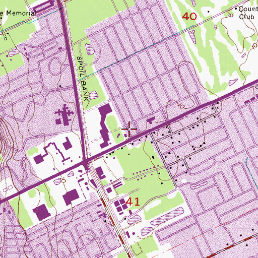 Topographic Map of The River Church International, FL