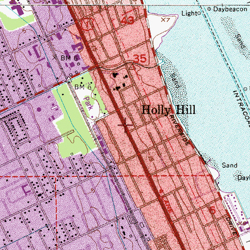 Topographic Map of Unity Church, FL