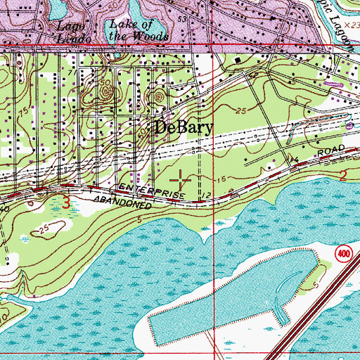 Topographic Map of Rivercity Christian Church, FL